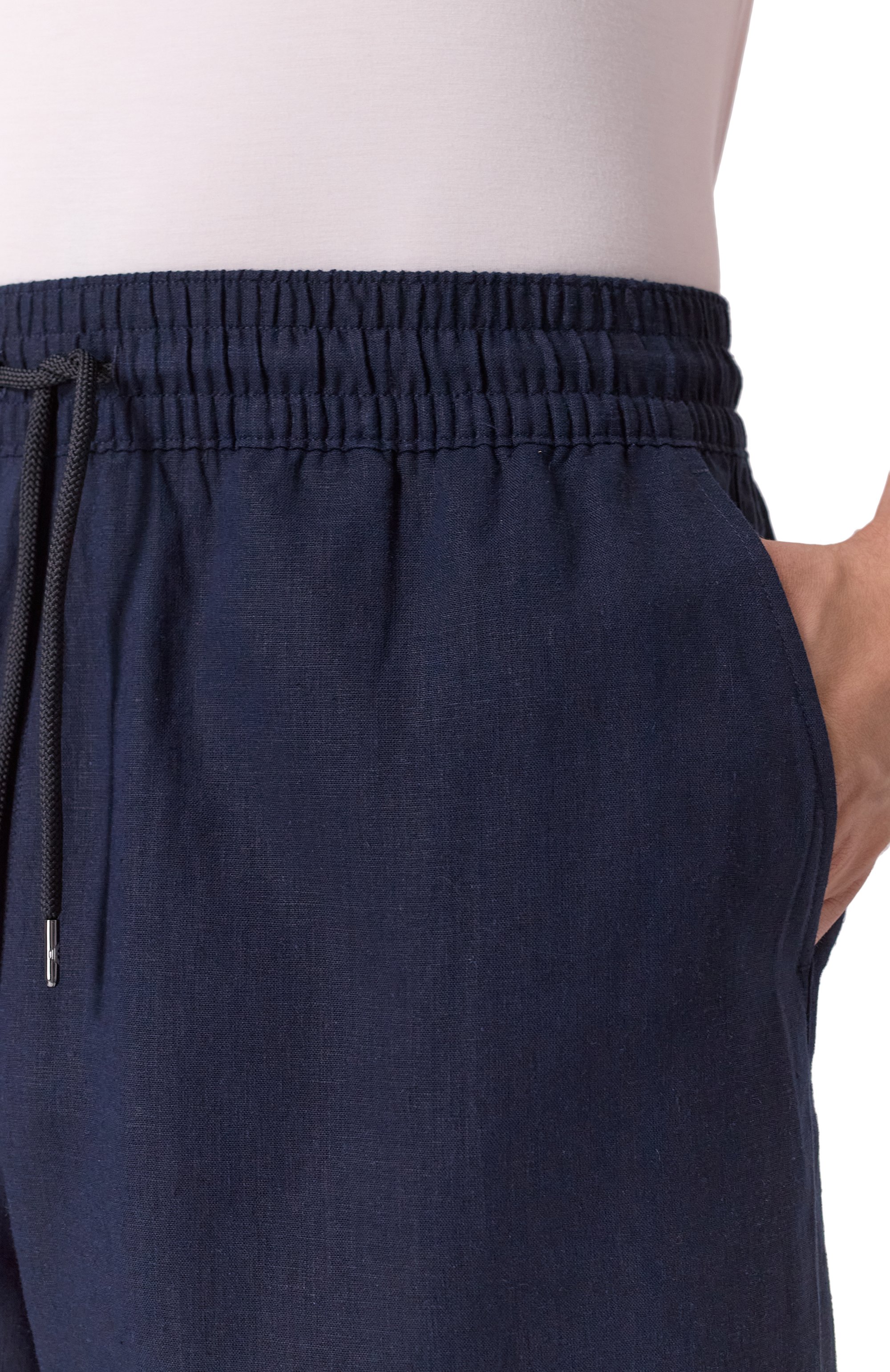 Шорты изо льна и вискозы EMPORIO ARMANI, арт. EM000681/AF12356, фото 5