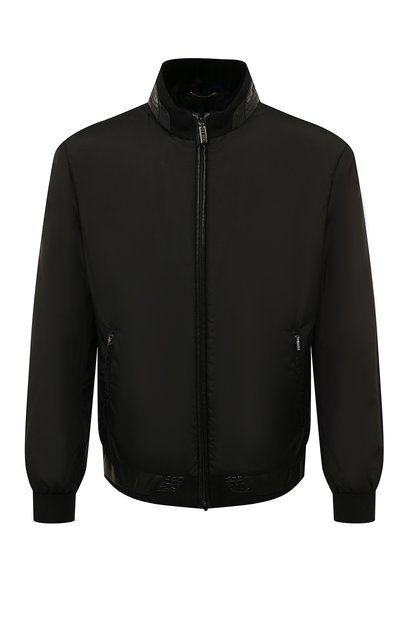 Мужской утепленный шелковый бомбер ZILLI, арт. MAQ-B0ND0-30036/1002/AMIS