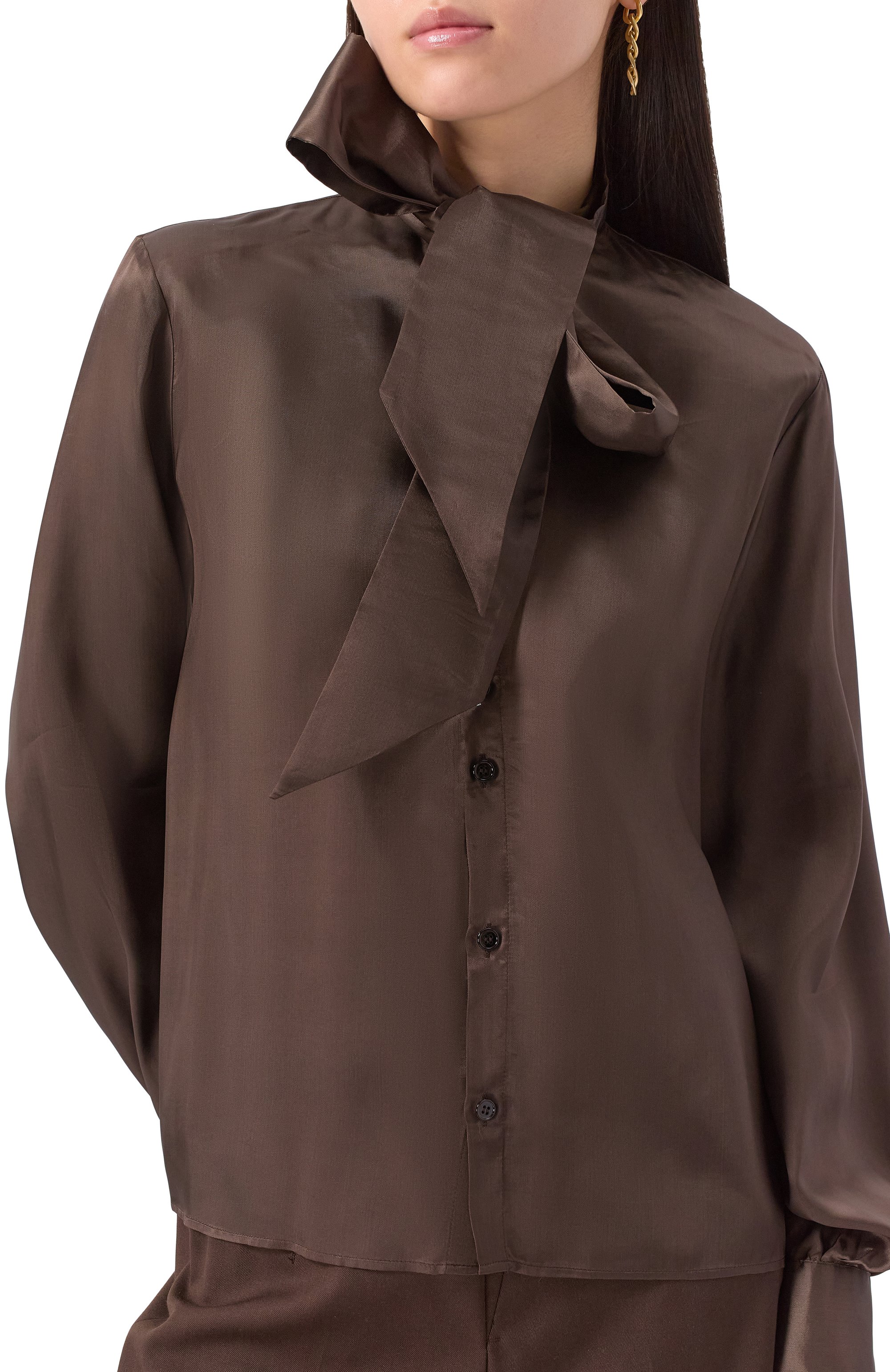 Блузка из вискозы MM6, арт. S52DT0048/S41355, фото 5