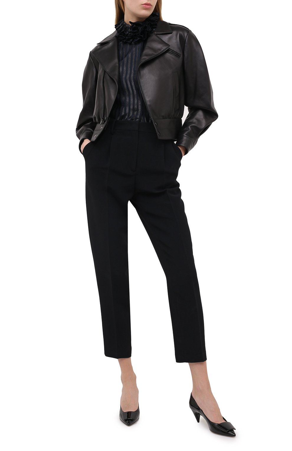 Кожаная куртка SAINT LAURENT, арт. 636922/YCDF2, фото 2