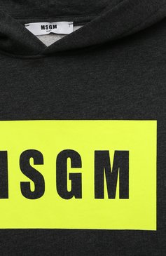 Хлопковое худи MSGM KIDS, арт. F3MSJUHS019, фото 1