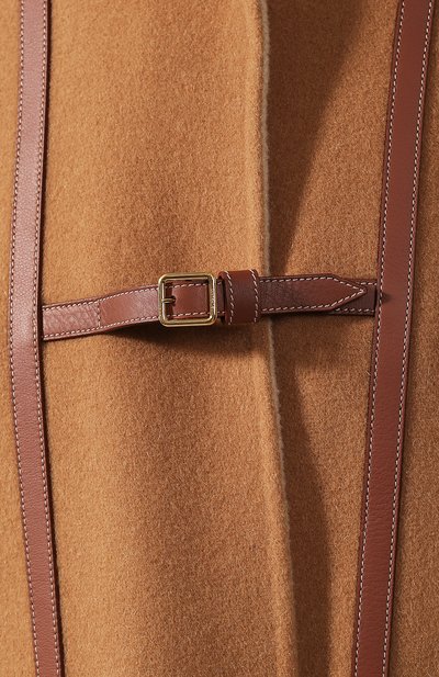Шерстяное пончо BURBERRY бежевого цвета по цене 246500 руб., арт. 8017521, фото 5 Шерстяное пончо BURBERRY, арт. 8017521, фото 5