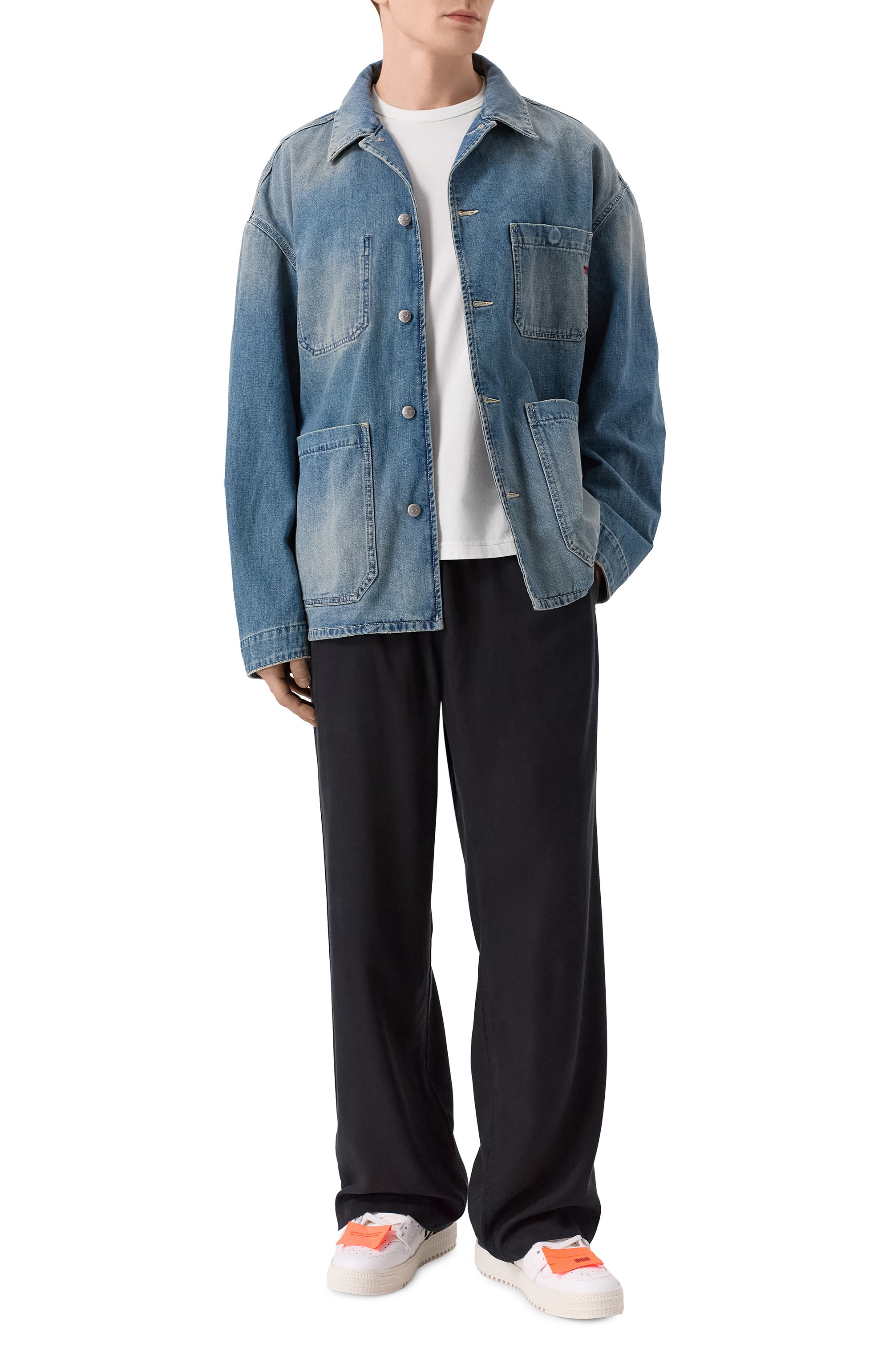 Комбинированные кеды 3.0 off court OFF-WHITE, арт. 0MIA065C99LEA006, фото 2