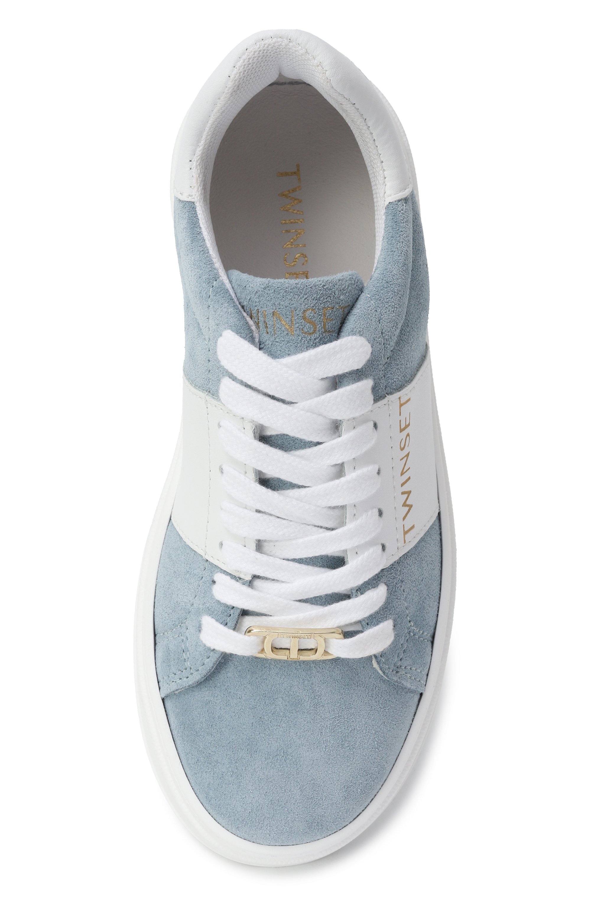 Замшевые кеды TWINSET, арт. 251GCJ01C/35-40, фото 4