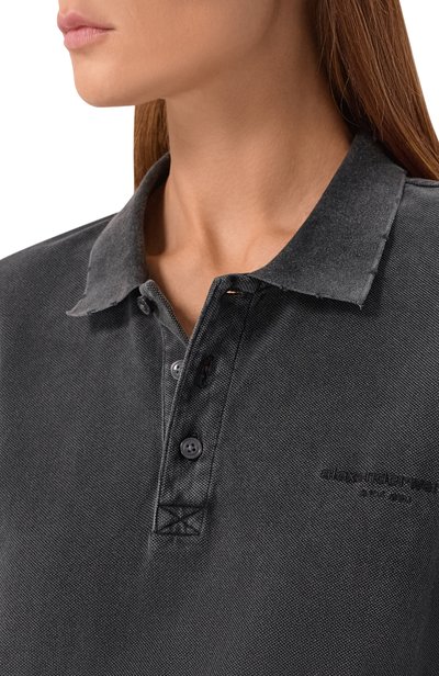 Комбинированное платье ALEXANDER WANG темно-серого цвета по цене 89950 руб., арт. 4DC3266122, фото 4 Комбинированное платье ALEXANDER WANG, арт. 4DC3266122, фото 4