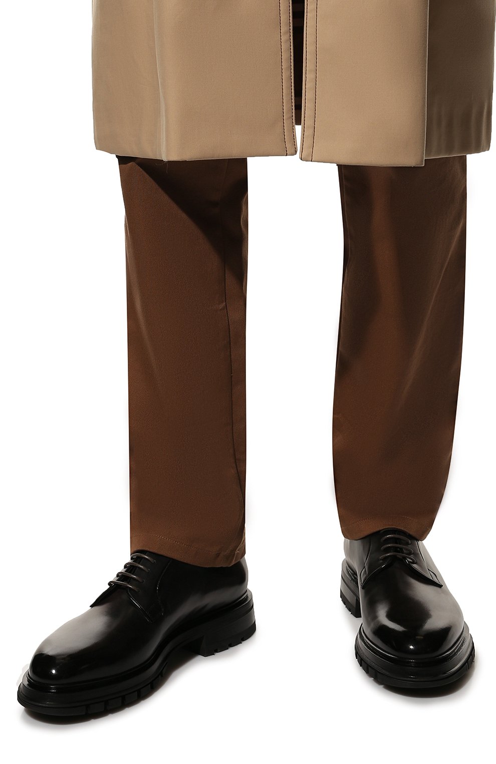 Кожаные дерби SANTONI, арт. MCCG17837MM7HSC2G76, фото 3