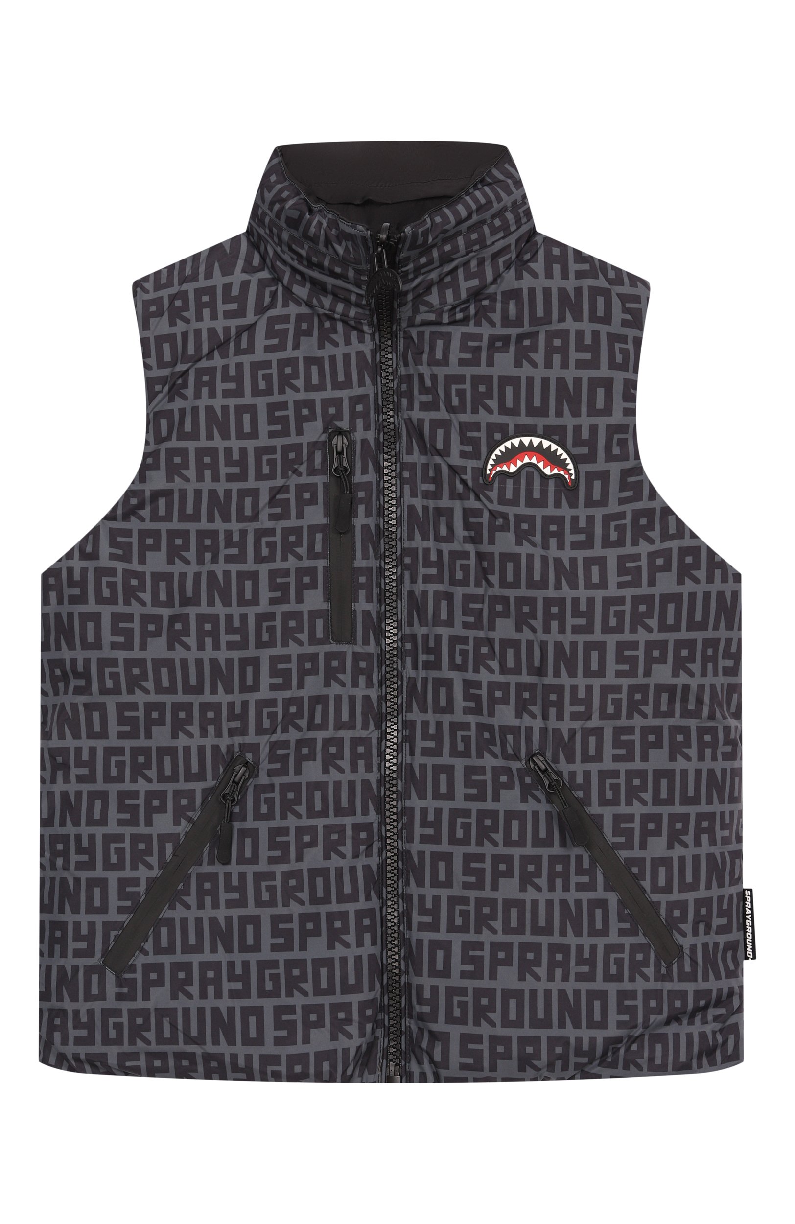 Двусторонний жилет SPRAYGROUND, арт. SPY1467/SHARK CENTRAL INFINITY D0UBLE D0WN VEST, фото 1