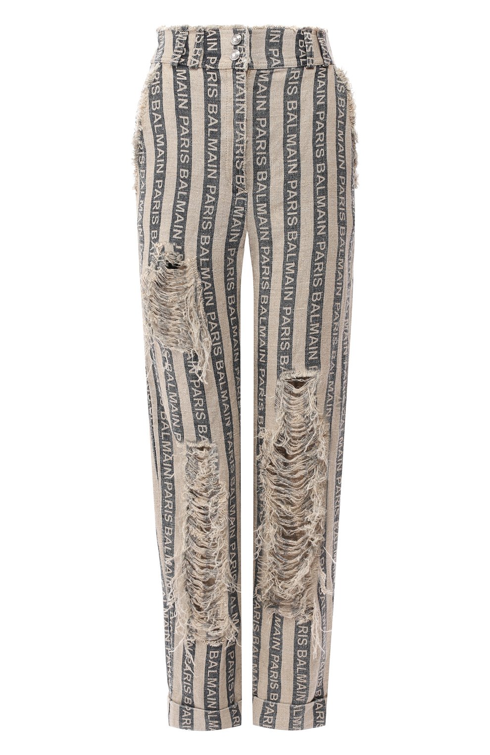 Льняные брюки BALMAIN, арт. RF15288/D020, фото 1
