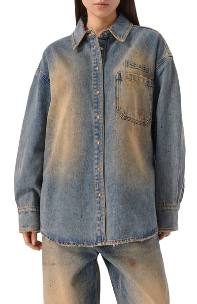 Джинсовая рубашка KSUBI, арт. WFA25SH006, фото 3