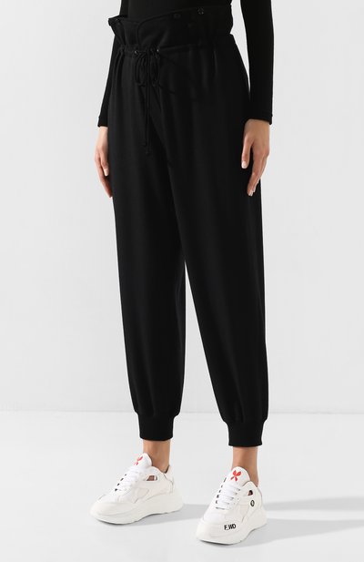 Шерстяные брюки YOHJI YAMAMOTO, арт. YC-P16-107, фото 3