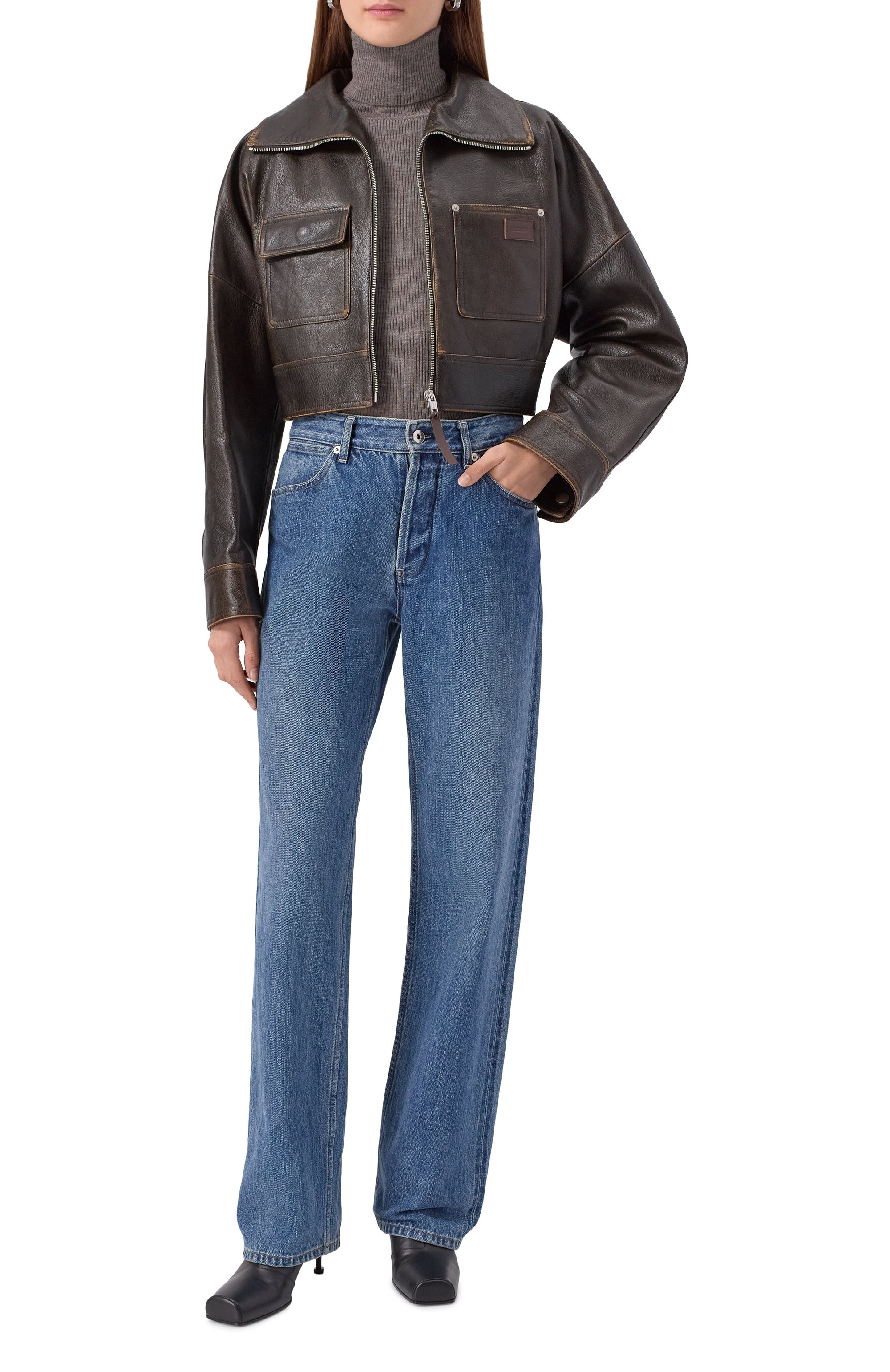 Кожаная куртка MOSCHINO, арт. A3703/5471, фото 2