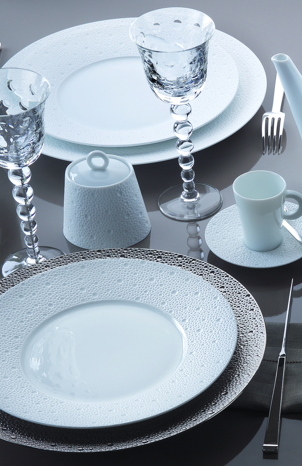 Кофейная чашка с блюдцем ecume white BERNARDAUD, арт. 0733/20451, фото 2