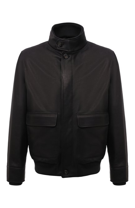 Мужской кожаный бомбер с подкладкой из норки LORO PIANA, арт. FAL8001