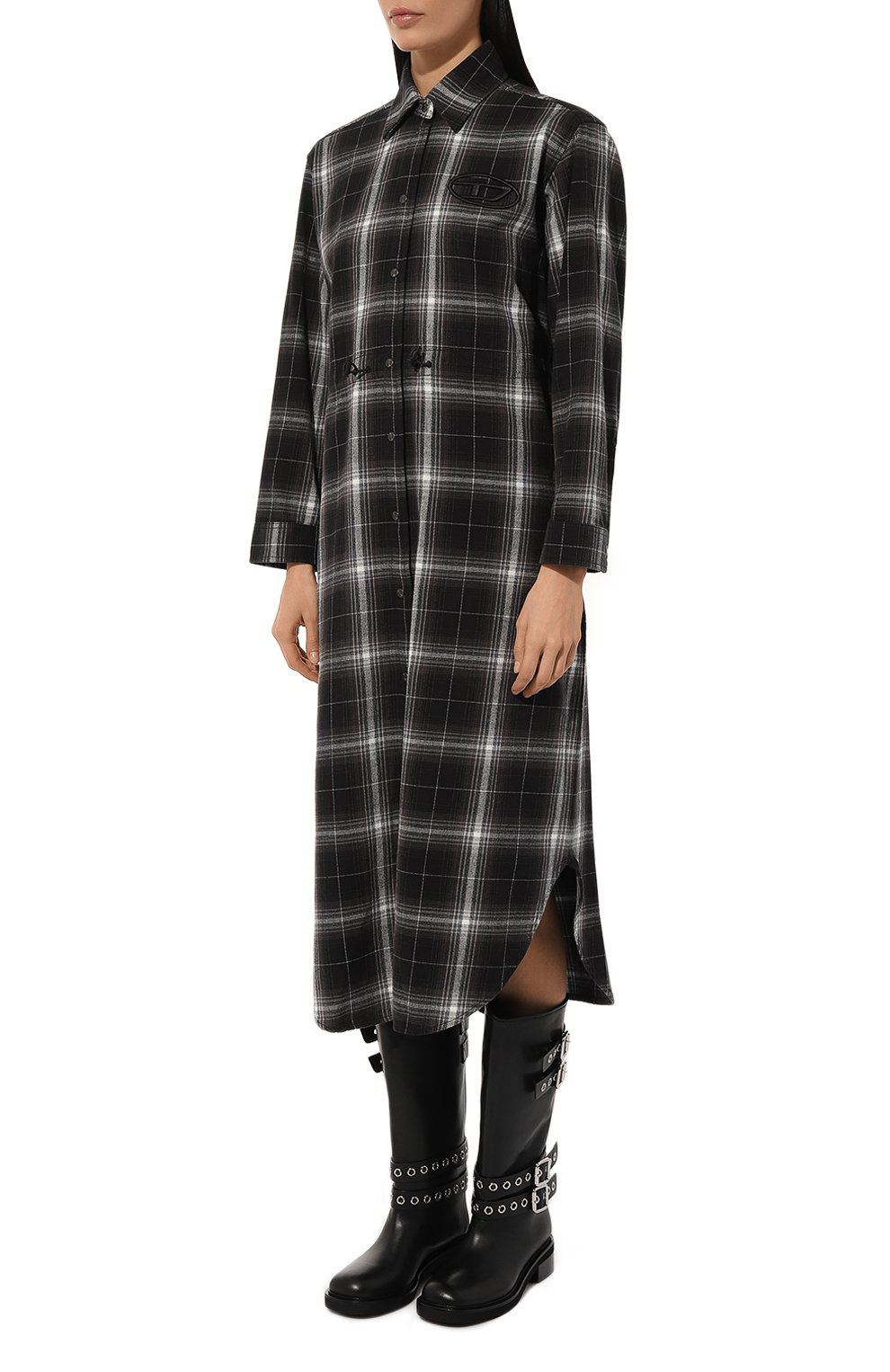 Хлопковое платье DIESEL, арт. A14690/0PITX, фото 3