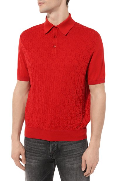 Поло из шелка и хлопка STEFANO RICCI, арт. K818059P13/F23286, фото 3