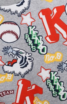 Хлопковый свитшот KENZO, арт. K25846/3Y-5Y, фото 1