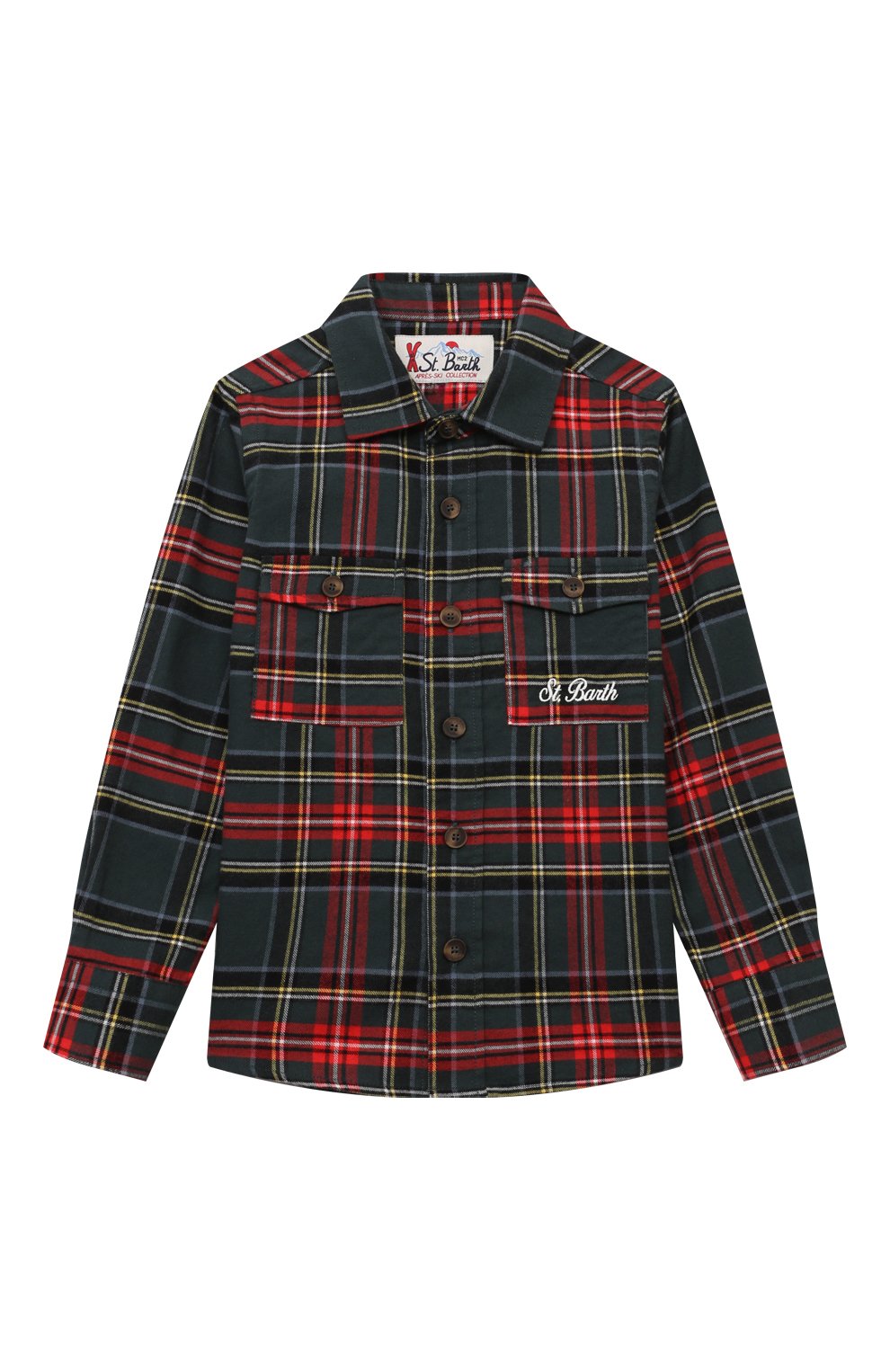 Хлопковая рубашка MC2 SAINT BARTH, арт. STBK SEISER JR/01426G, фото 1