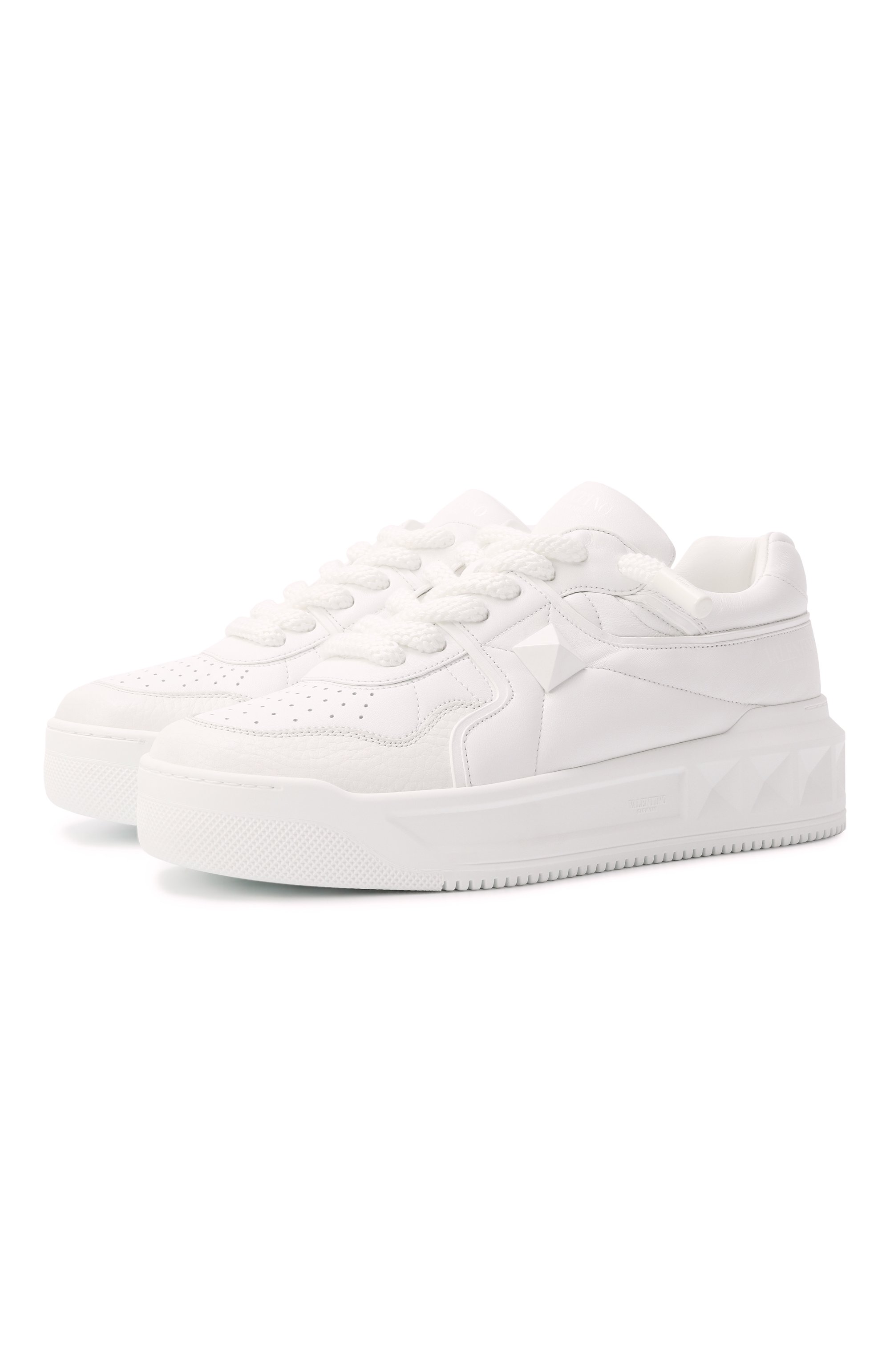 Кожаные кеды one stud xl VALENTINO, арт. 6Y2S0G37/XTM, фото 1