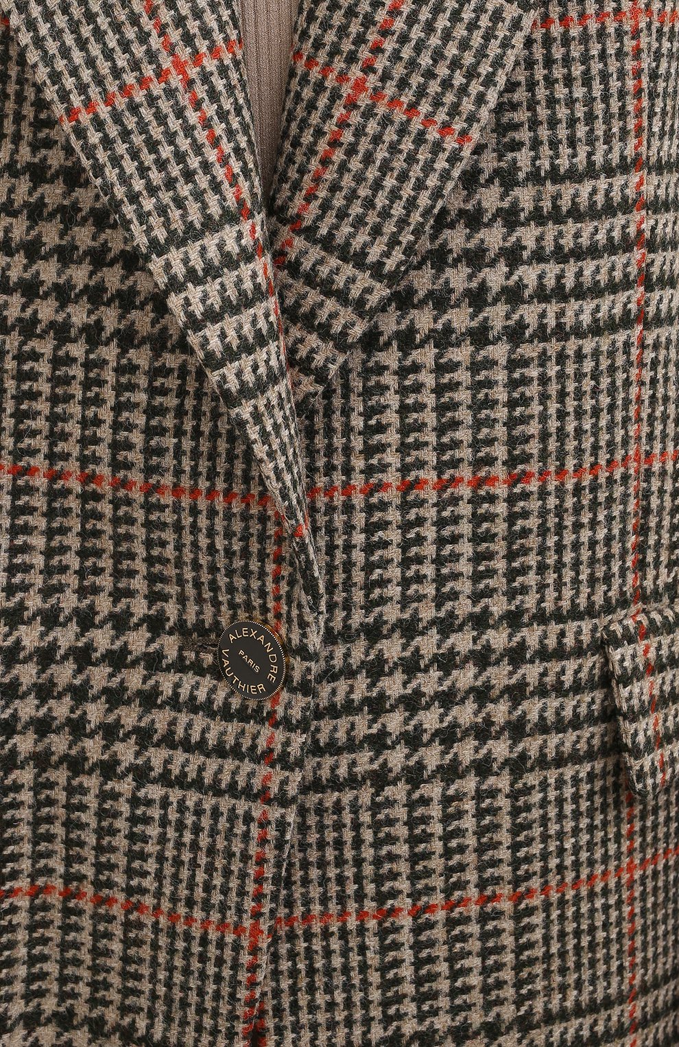 Шерстяной жакет ALEXANDRE VAUTHIER хаки цвета по цене 219500 руб., арт. 203JA1256 1310-203, фото 5 Шерстяной жакет ALEXANDRE VAUTHIER, арт. 203JA1256 1310-203, фото 5