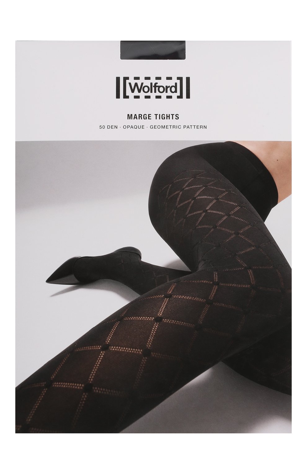 Колготки WOLFORD черного цвета по цене 5910 руб., арт. 14896, фото 1 Колготки WOLFORD, арт. 14896, фото 1