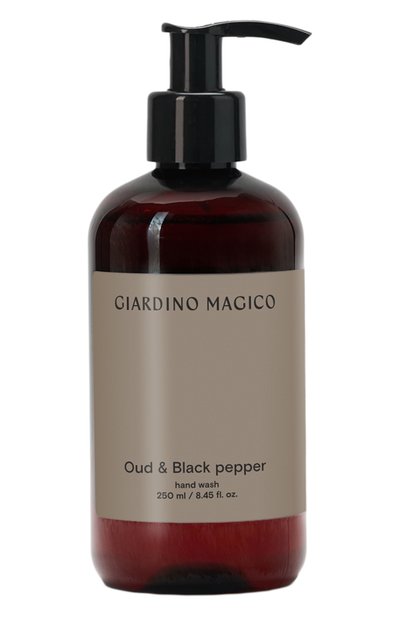 Женского жидкое мыло для рук oud &amp; black pepper (250ml) GIARDINO MAGICO, арт. 4660222280435