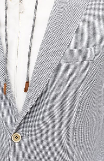 Хлопковый пиджак ELEVENTY PLATINUM, арт. C76GIAC05 TES0C167, фото 5