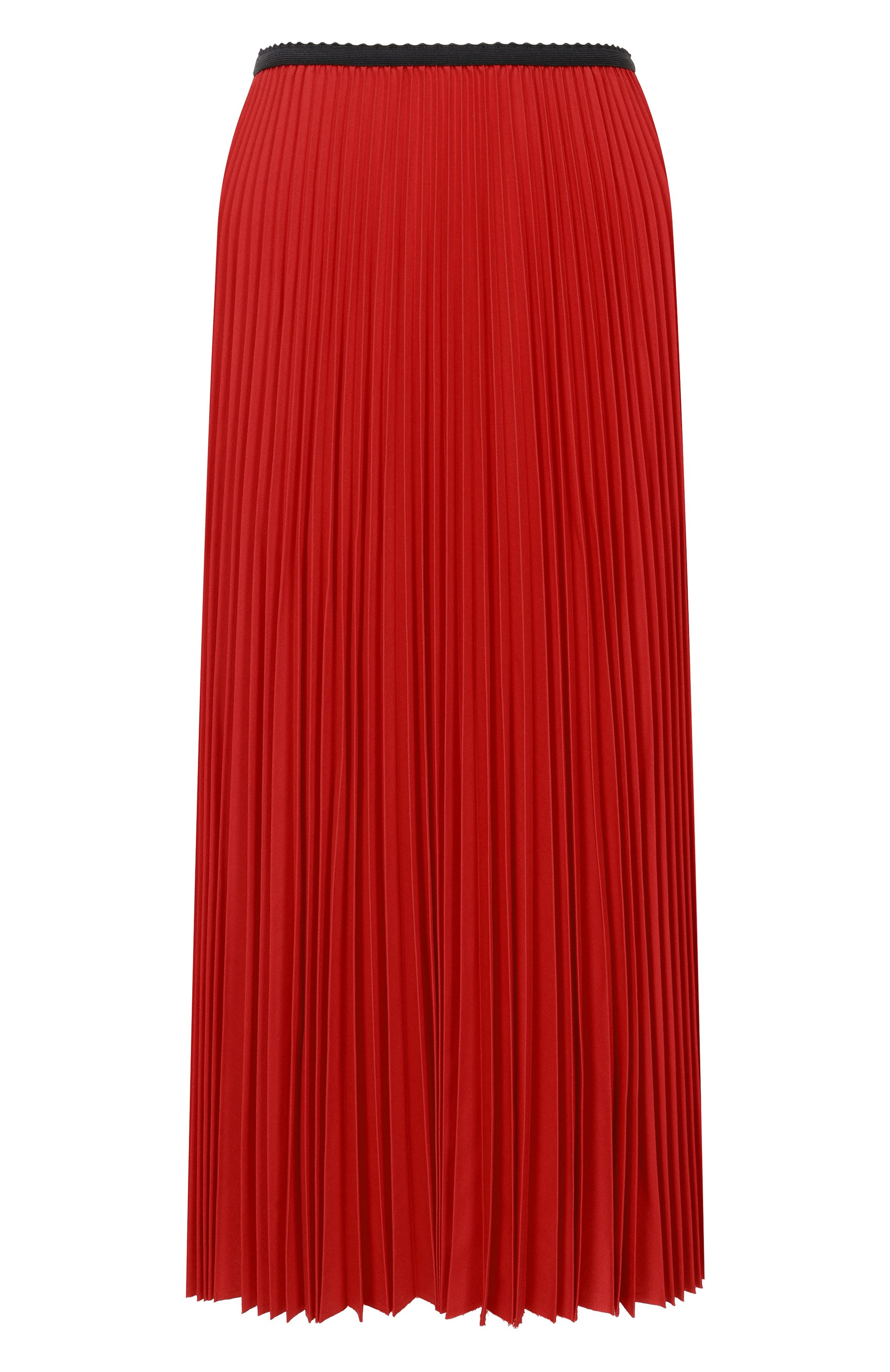 Плиссированная юбка N21 красного цвета по цене 110000 руб., арт. C121/3016, фото 1 Плиссированная юбка N21, арт. C121/3016, фото 1