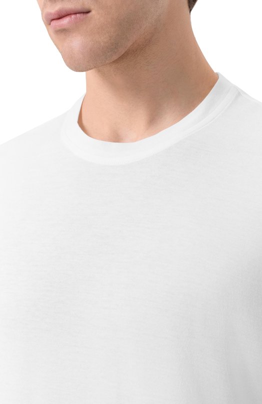 Футболка из лиоцелла и хлопка Capobianco 20M660.TM00._002 Белый  20M660.TM00._002 Фото 5