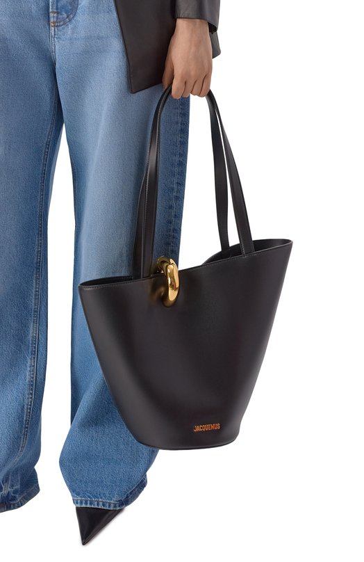 Сумка-тоут Le Bambola Jacquemus 25EBAW00412/AC01C01 Чёрный  25EBAW00412/AC01C01 Фото 2