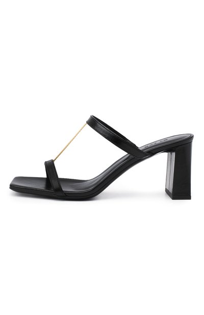 Кожаные мюли chloe BY FAR, арт. 20FWCHLMBLCRE, фото 3