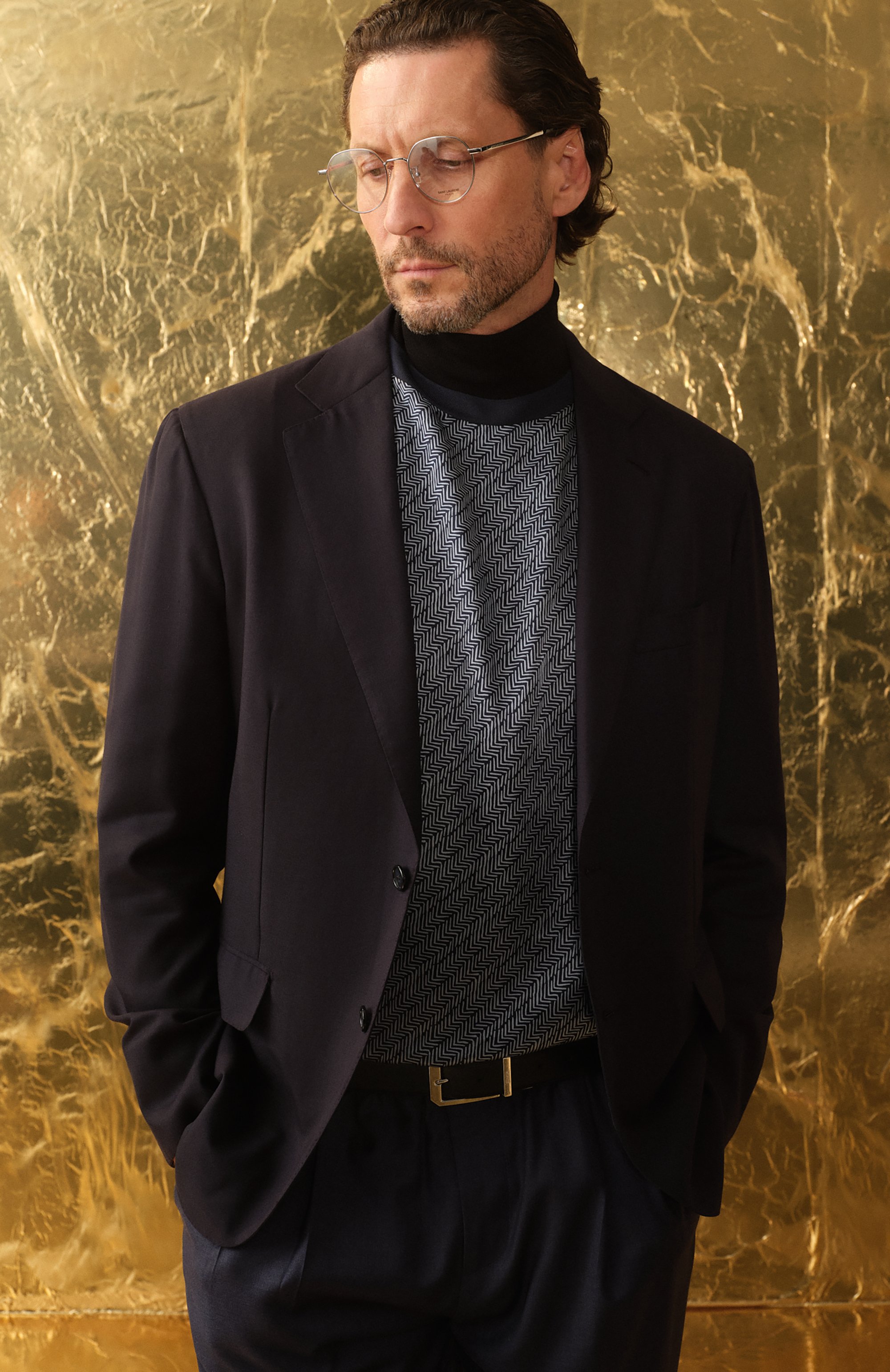 Двусторонний ремень ZEGNA, арт. LHR0M/B007PZ, фото 7