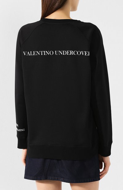 Хлопковый свитшот VALENTINO, арт. SB0MF04A4Y1, фото 4