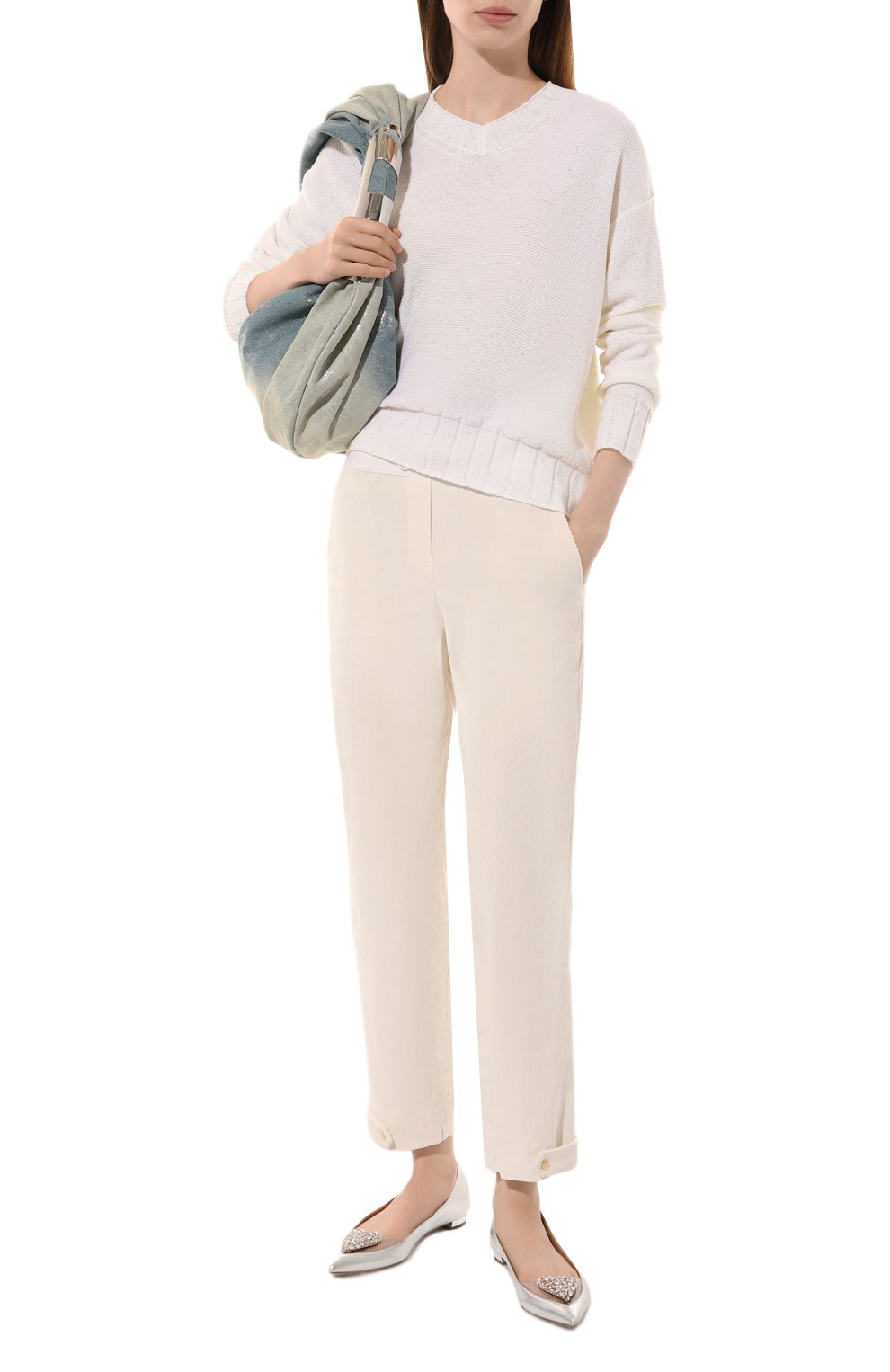 Вельветовые брюки LORENA ANTONIAZZI, арт. PA47AA/4245, фото 2