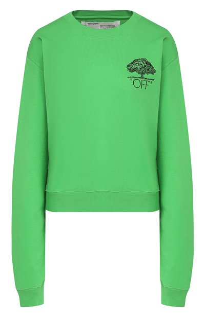 Женский хлопковый свитшот OFF-WHITE, арт. 0WBA026F190030684010