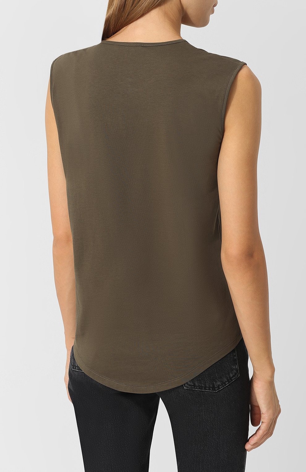 Хлопковый топ с логотипом бренда BALMAIN, арт. 158010/326I, фото 4