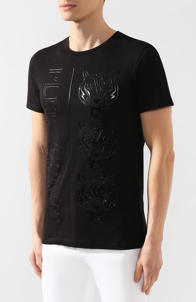 Хлопковая футболка PLEIN SPORT, арт. P19C MTK3372 SJY001N, фото 3