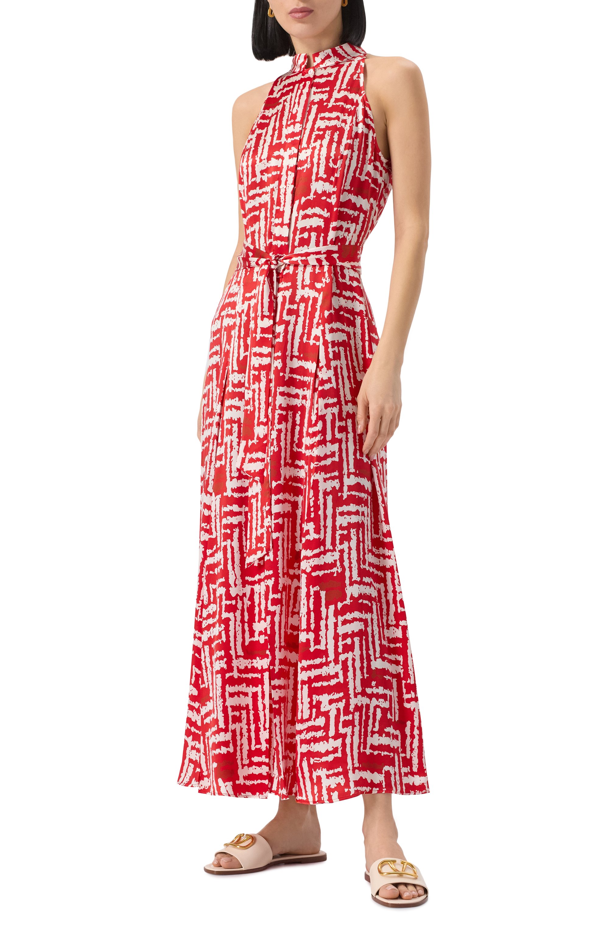 Атласное платье KITON, арт. D59307K0964E01, фото 3