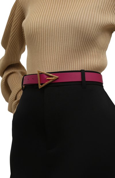 Кожаный ремень triangle BOTTEGA VENETA, арт. 609275/VMAU1, фото 2