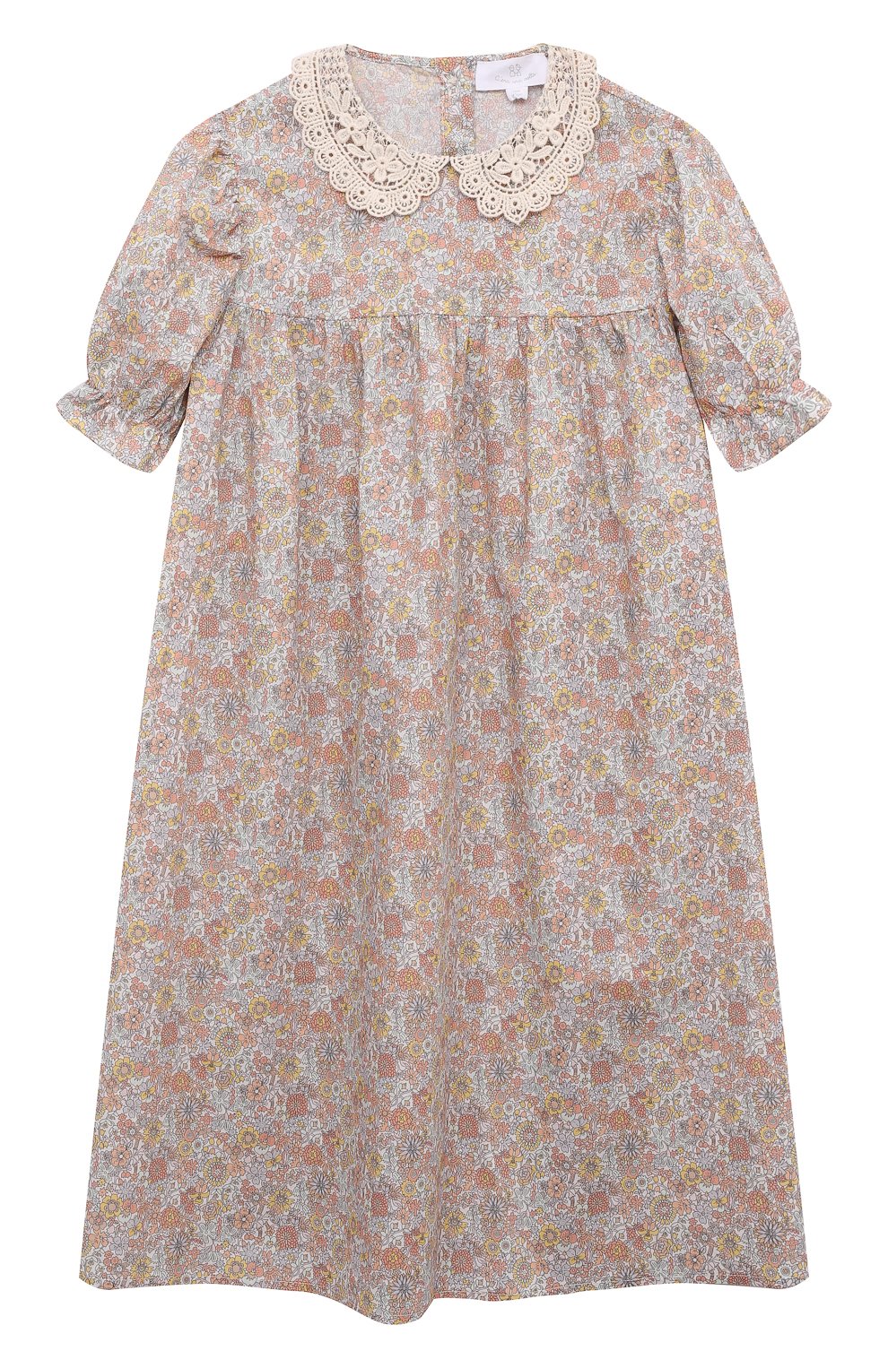 Хлопковое платье C`ERA UNA VOLTA разноцветного цвета по цене 23250 руб., арт. S23DR00938, фото 1 Хлопковое платье C`ERA UNA VOLTA, арт. S23DR00938, фото 1