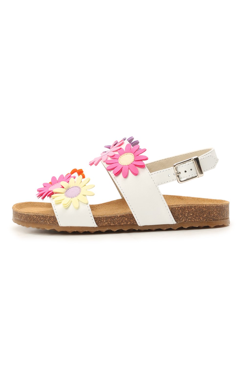 Кожаные босоножки IL GUFO белого цвета по цене 24950 руб., арт. G583/VITELL0 NAPPAC0L0RS/27-30, фото 2 Кожаные босоножки IL GUFO, арт. G583/VITELL0 NAPPAC0L0RS/27-30, фото 2