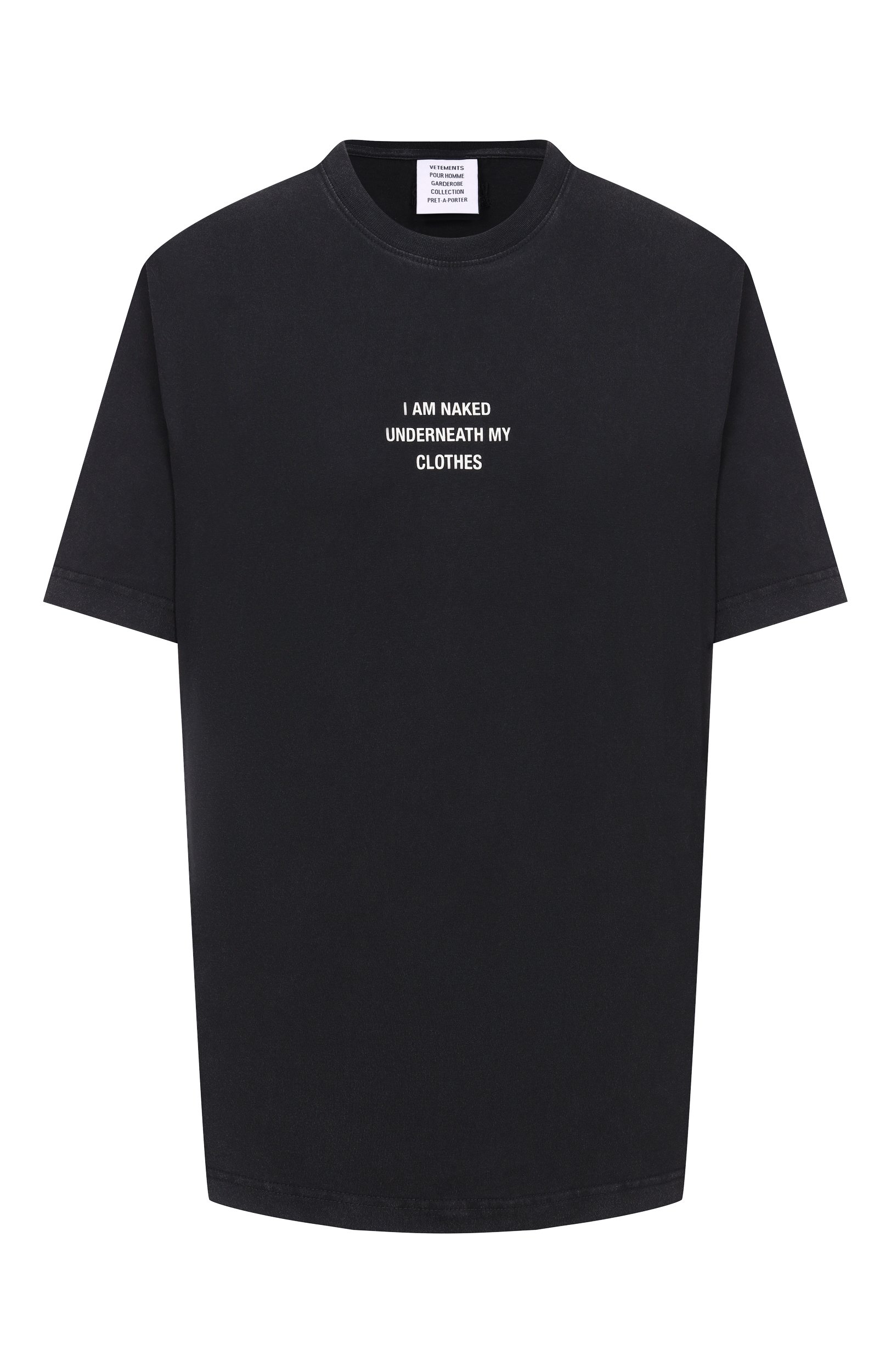 Хлопковая футболка VETEMENTS, арт. MH27TR171B, фото 1