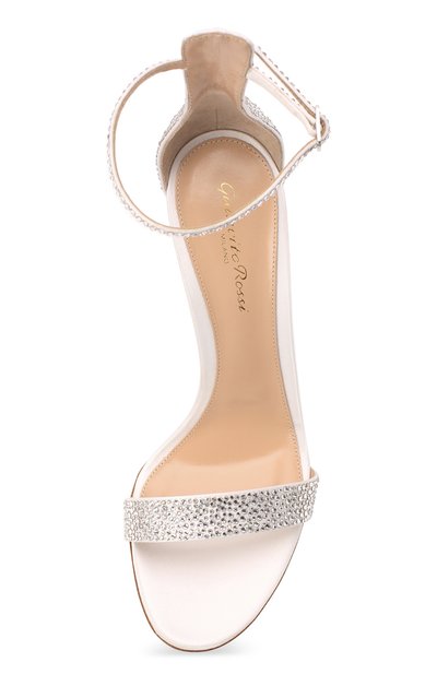 Текстильные босоножки glam GIANVITO ROSSI, арт. G61066.15RIC.RASBIAN, фото 5