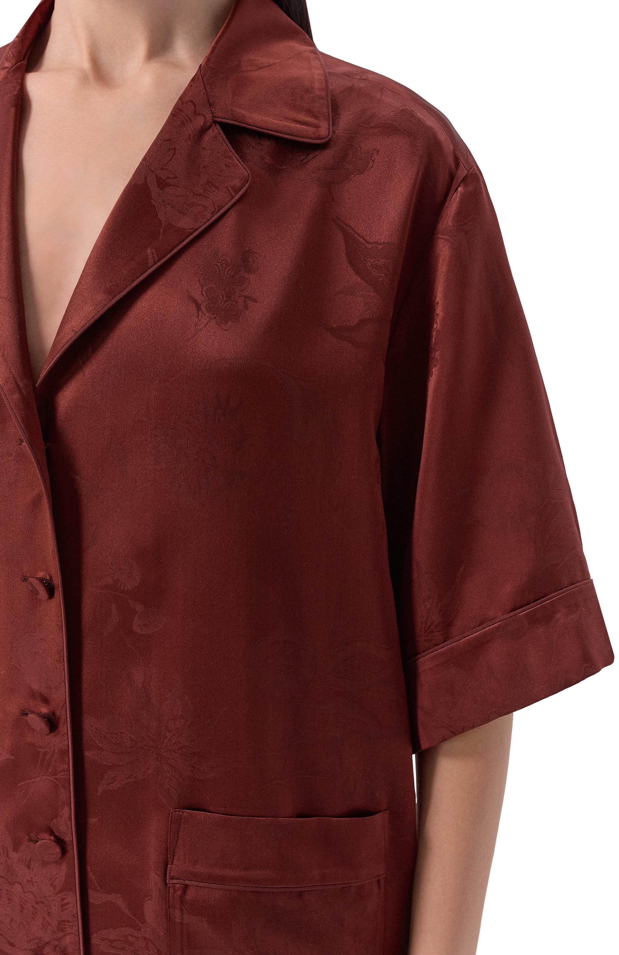 Шелковая рубашка MVST, арт. M26.2PW.B032/F126 FL0RAL JACQUARD, фото 5