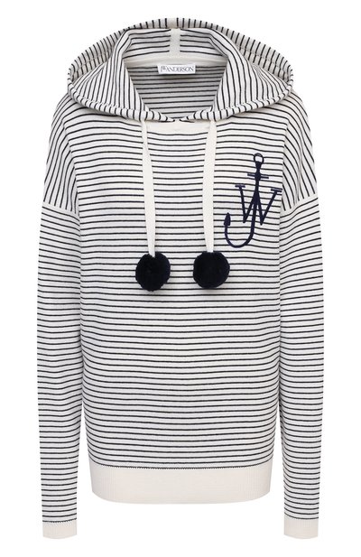 Женский худи из шерсти и хлопка JW ANDERSON, арт. KT0011 YN0128