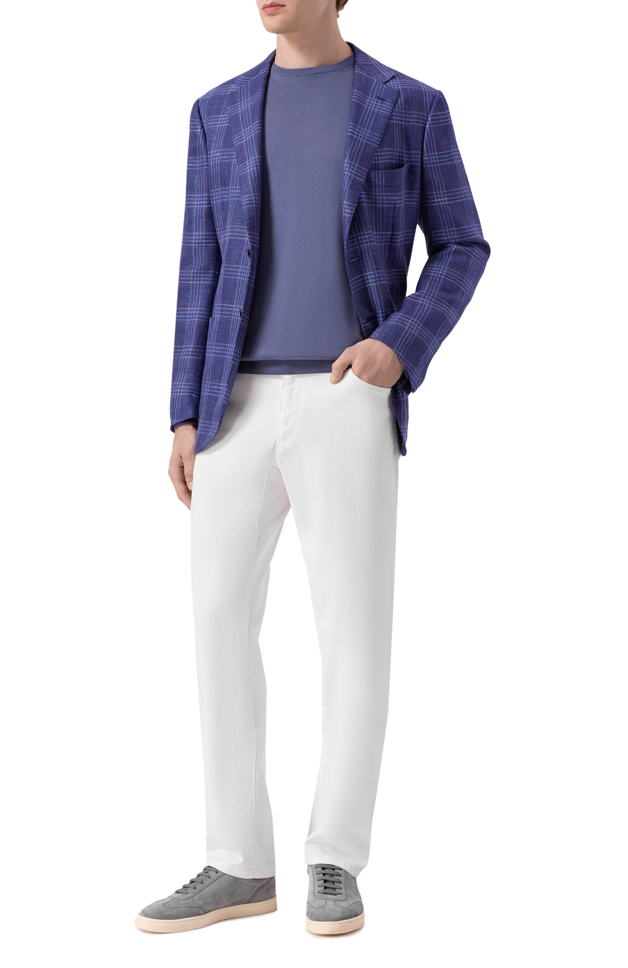 Пиджак из кашемира и шелка KITON, арт. UG81K06T46, фото 3