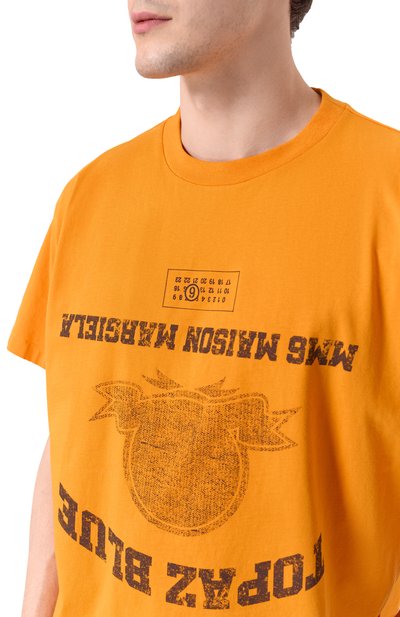 Хлопковая футболка MM6, арт. SH0GC0041/S24311, фото 5