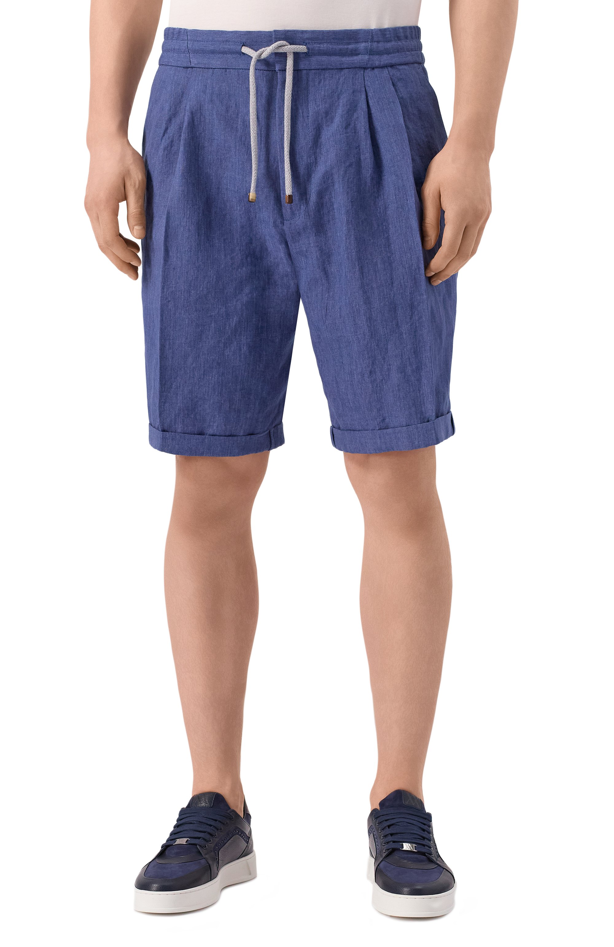 Льняные шорты BRUNELLO CUCINELLI, арт. MH248U0020, фото 3