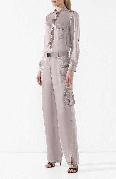 Комбинезон с поясом REDVALENTINO серого цвета по цене 79950 руб., арт. RR3VEA15/HGA, фото 3 Комбинезон с поясом REDVALENTINO, арт. RR3VEA15/HGA, фото 3