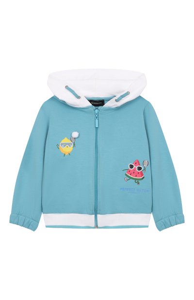 Хлопковая толстовка MONNALISA, арт. 28G802