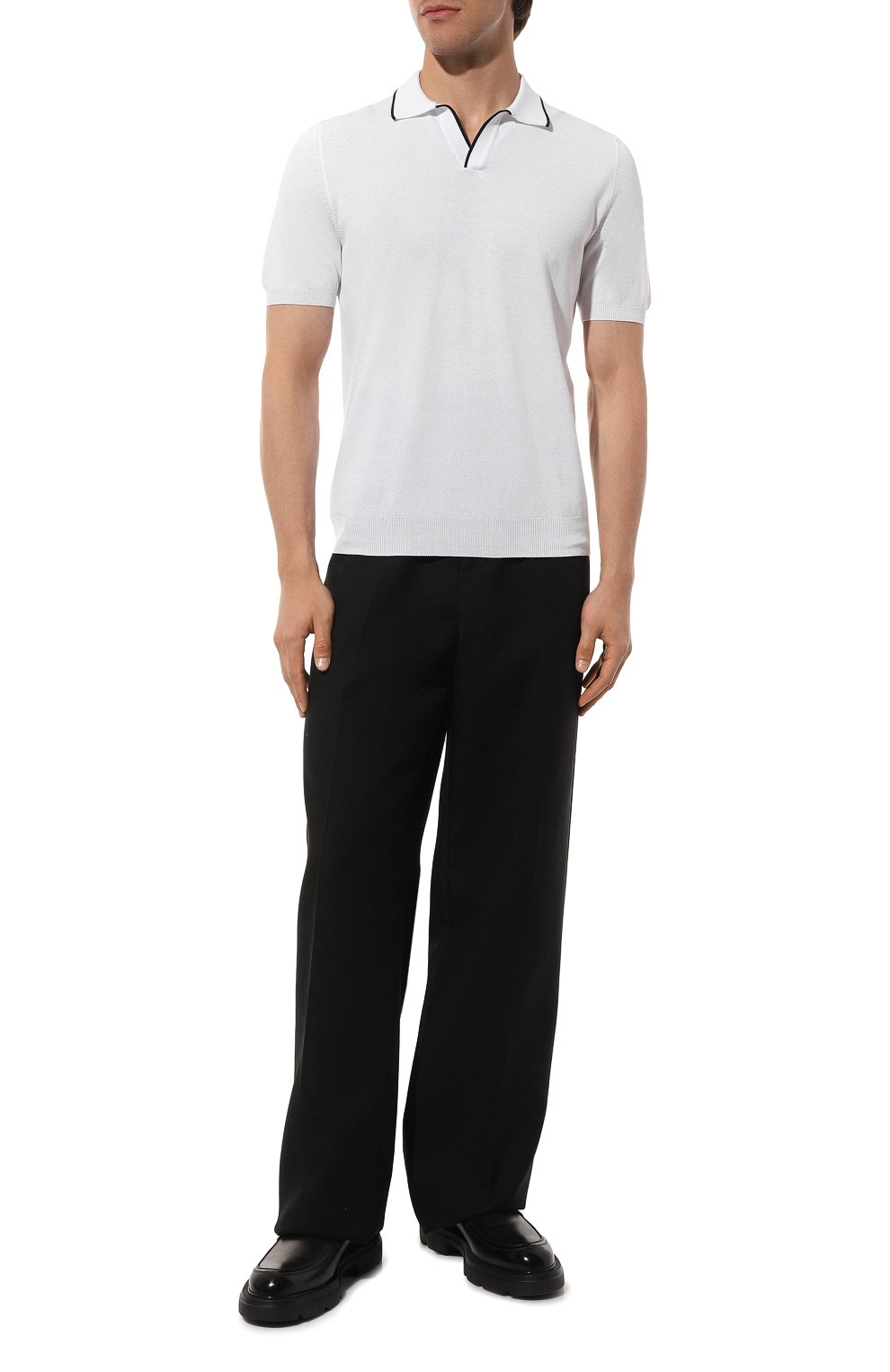 Хлопковое поло  GRAN SASSO, арт. 57157/20642, фото 2